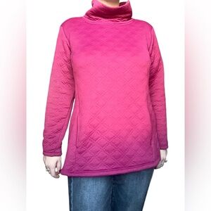 RBX Women’s M Mock Neck Quilted Pull Over